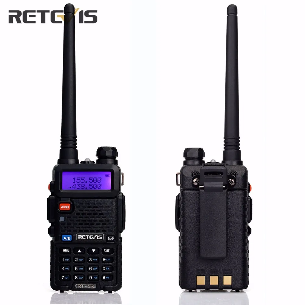 Портативная Любительская рация Retevis 3 шт. 5 Вт двухдиапазонный УКВ/УВЧ