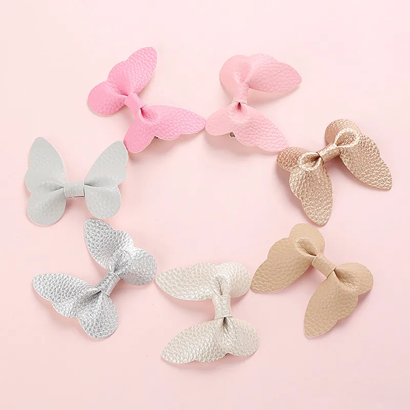 

20pcs/lot Handmade Girls Hair Clips Cute Bows Butterfly Kids Girls Hairpins Baby Shower Gifts School Girls Hair Accessories
