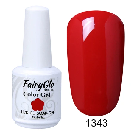 FairyGlo 15 мл Лак для ногтей для нанесения рисунков Краска Лак для ногтей УФ геллак краска для ногтей Vernis a Ongle Nagellak эмаль Лаки лак - Цвет: 1343