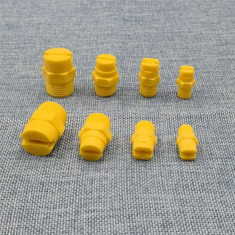 Пластиковая Плоская Форсунка вентилятора 1/8 и 1/4 дюйма, Форсунка для струи воды для автомобиля, наконечник вентилятора vee, Форсунка для распыления плоского вентилятора из полипропилена, приблизительная