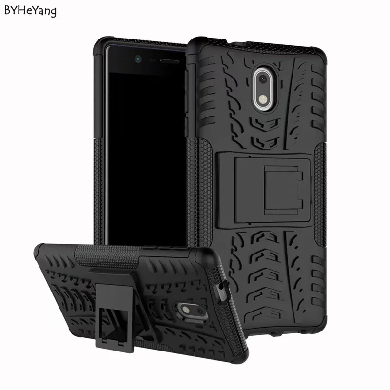 Чехол BYHeYang для Nokia 3 ударопрочный чехол из ТПУ + ПК защитный телефона TA-1020 TA-1032 Fundas