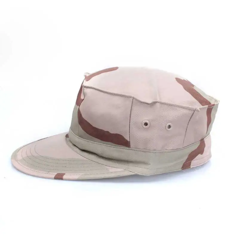 Men s Outdoor Climbing Hiking Sunscreen Round Octagonal Cap Army Tactical Military Patrol Sunshade Cotton Breathable Peaked Hat - Image 4