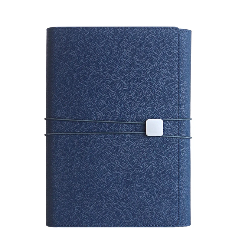 A5 Office Planner Business Notebook School Stationery Supplies Loose-leaf Notebook Agenda Planner Organizer Bullet Journal - Цвет: Navy Blue