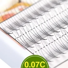 Новые 8-12 мм 120 пучки/набор натуральные C Curl 3D черные 0,07 мм волокна ресниц Накладные ресницы наращивание красоты советы большие инструменты для глаз
