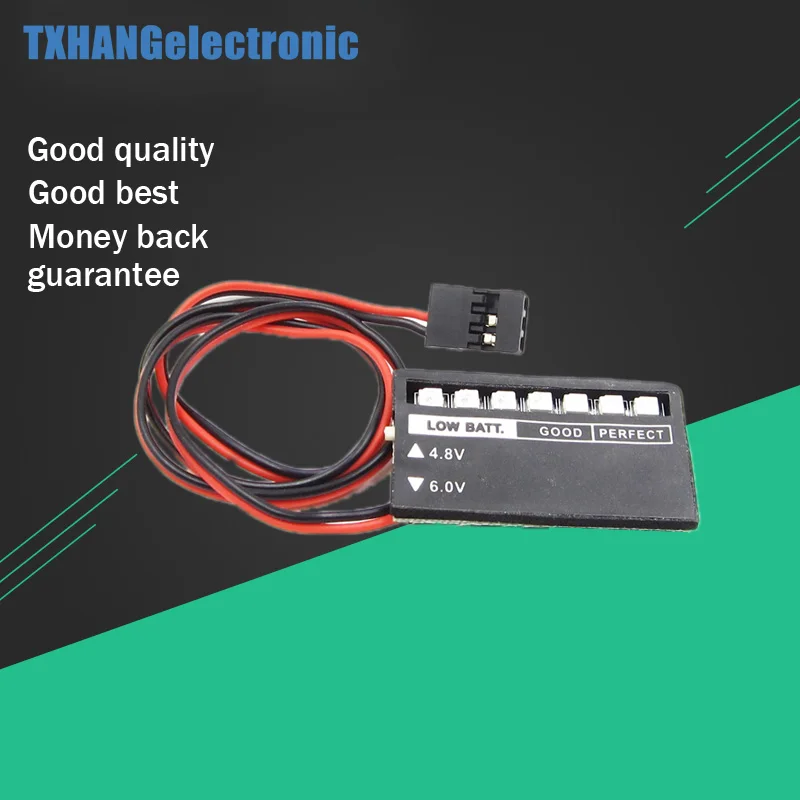

RC Model 7 LED Receiver Battery Voltage Indicator Monitor Car 7led 4.8/6v KG