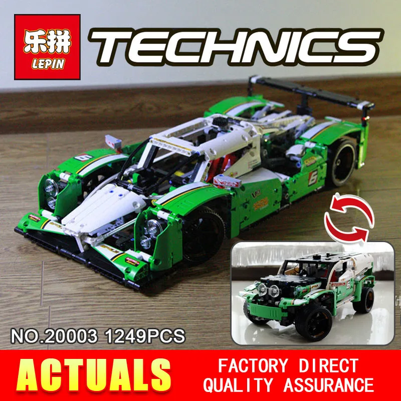 

NEW LEPIN 20003 technic series 1249pcs All weather vehicle car Model Building blocks Bricks Compatible 42039 Toy Christmas Gift