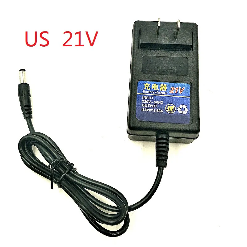 12 В 16,8 в 21 в электрическая дрель зарядное устройство для аккумулятора электрическая отвертка зарядное устройство с вилкой EU/US