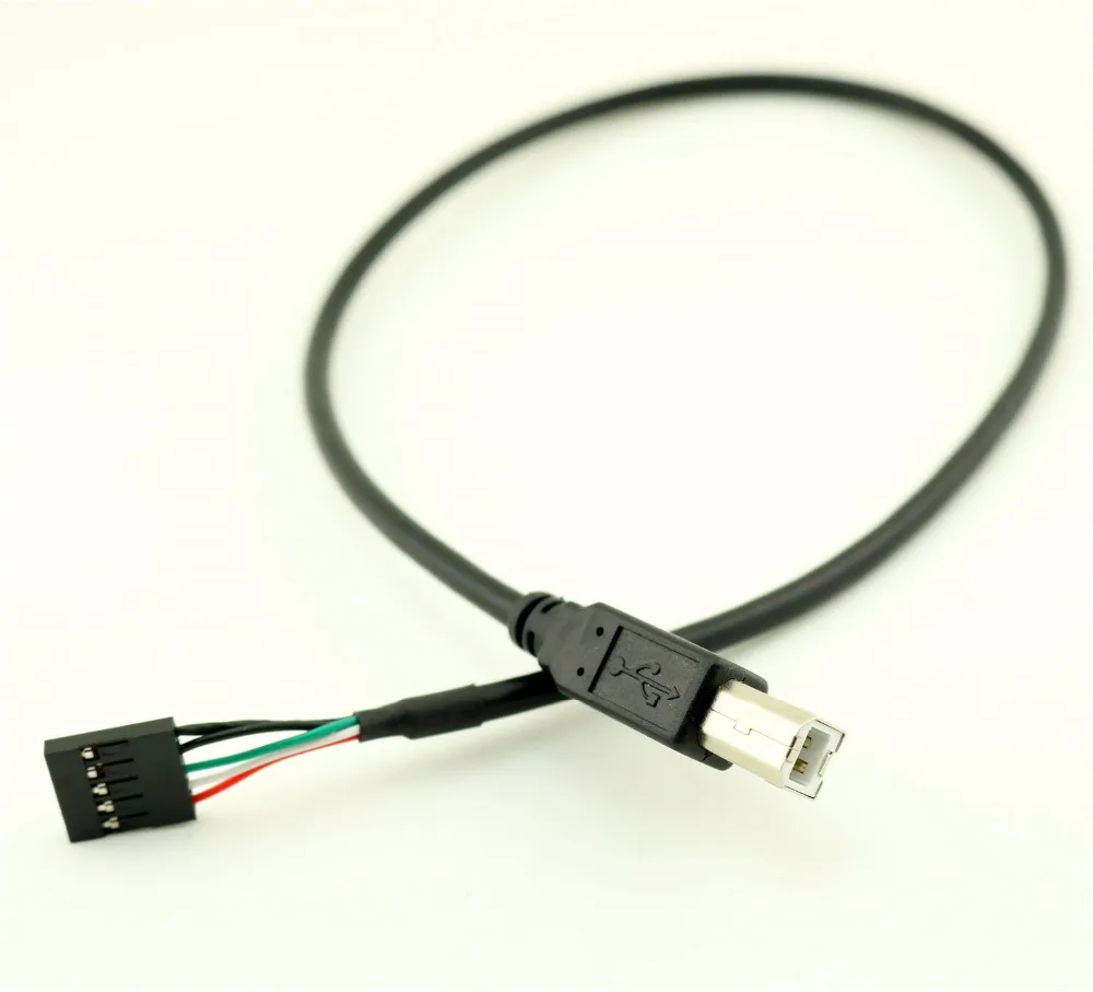 

1pcs 50cm USB 2.0 Type B Male to Dupont 5 Pin Female Header Motherboard Adapter Cable for printer
