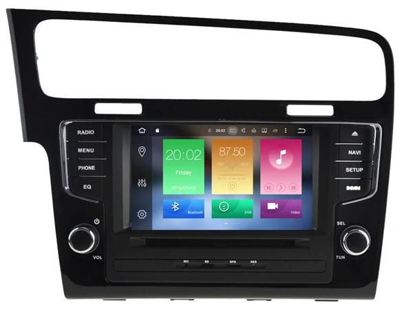 Best Octa Core 4GB RAM Android 8.0 CAR DVD player GPS for   GOLF 7 golf7 2013-2015 radio head units stereo navi dvr tape recorder 4