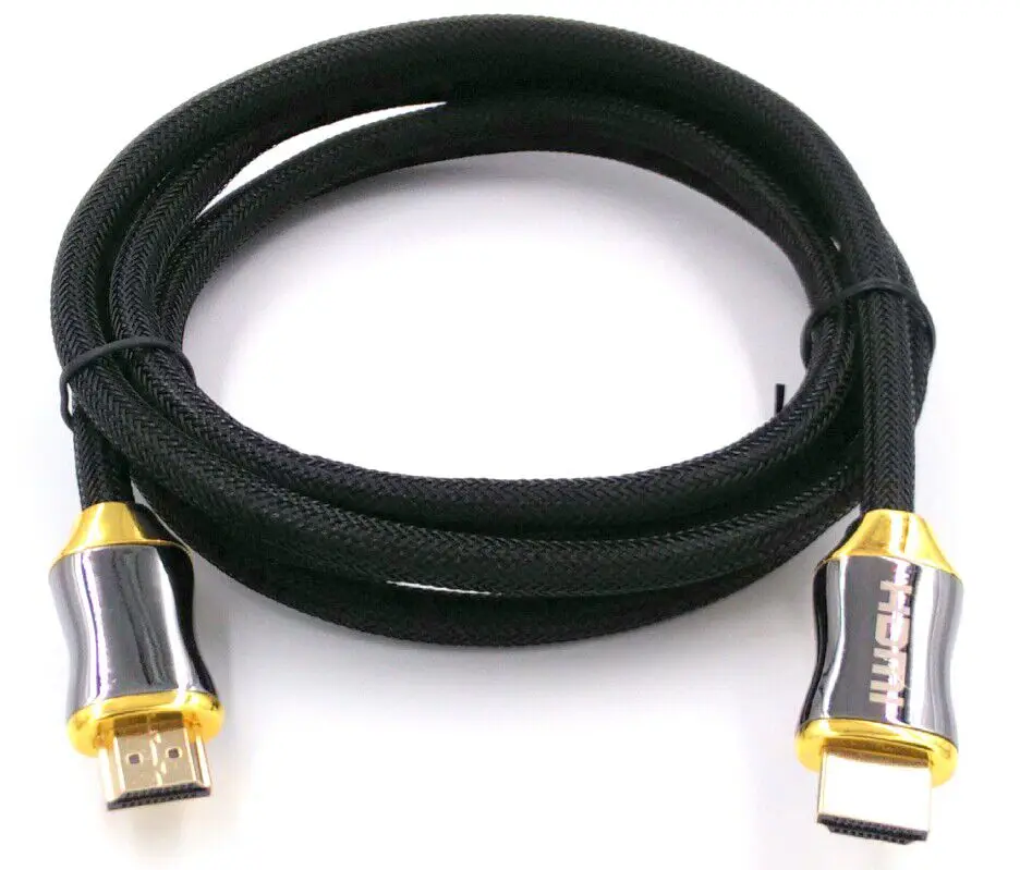 100 шт./лот 1 м 2 3 высококачественный HDMI Кабель AM-AM с металлическим корпусом для 1080P