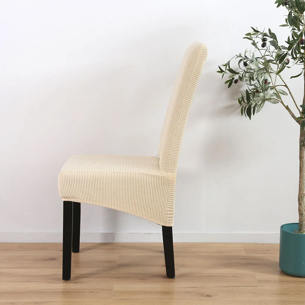 1 шт. дизайн специальный большой чехол на кресло из полиэфира вязание XL высокое заднее сиденье чехлы для стульев обеденная Банкетная