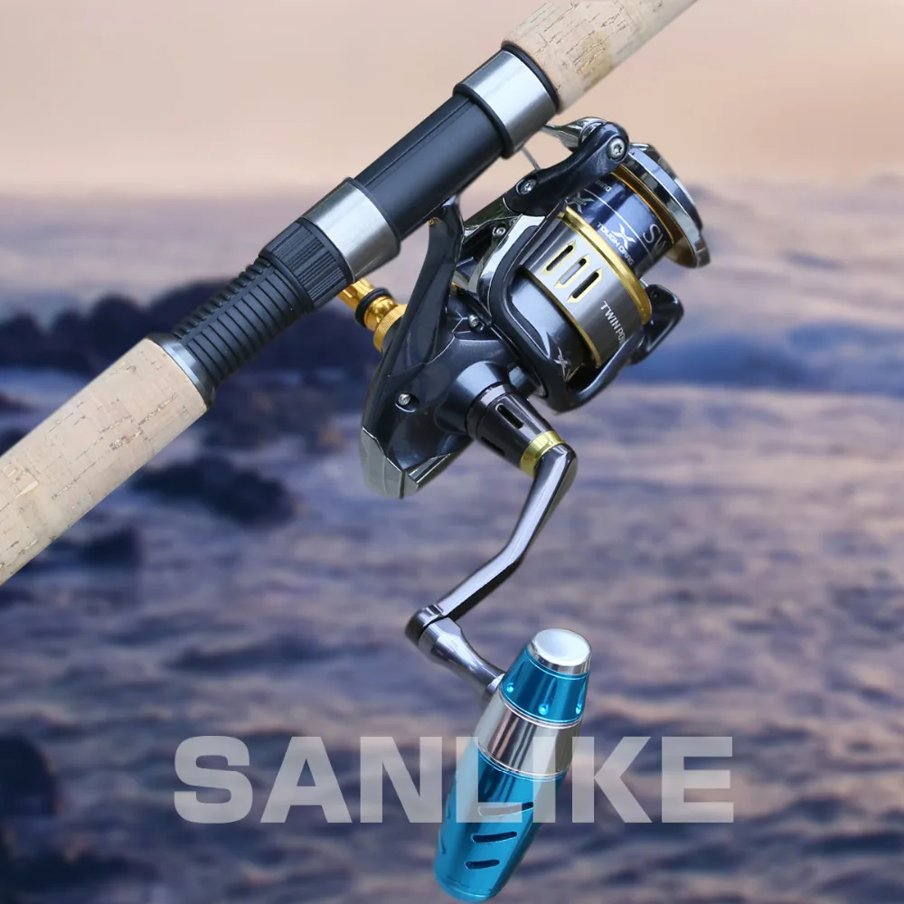 SANLIKE 4000-6000 SHIMANO Спиннинг рыболовная Катушка Ручка Складная качающаяся рука алюминиевая ручка Замена рыболовные аксессуары