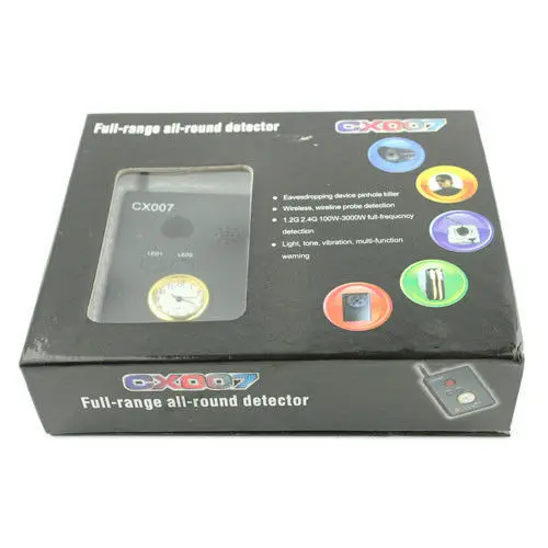 CX007 Multi-Detector RF Signal Finder Lens Voice Device Hidden Camera Spy Detector