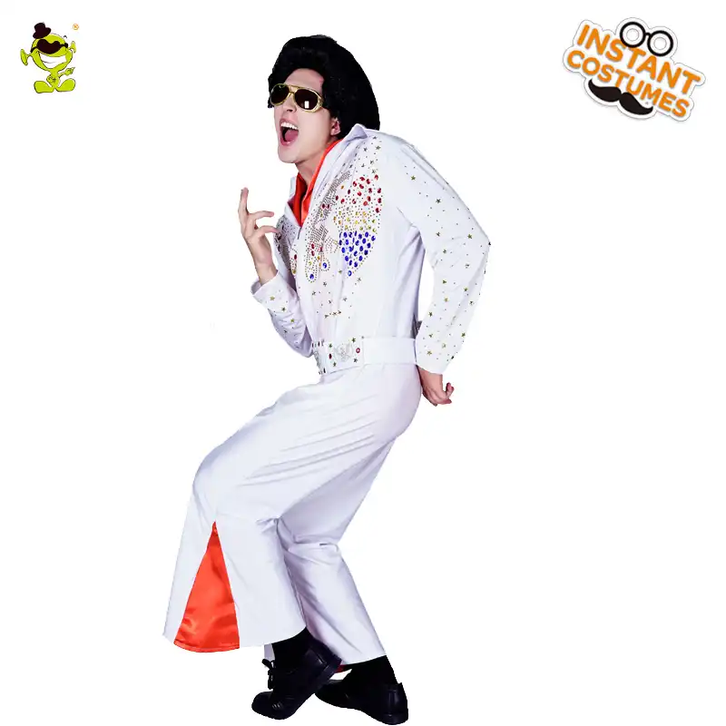 Hot Sale Adult Men S Elvis Presley Costumes Cosplay Party Elivs