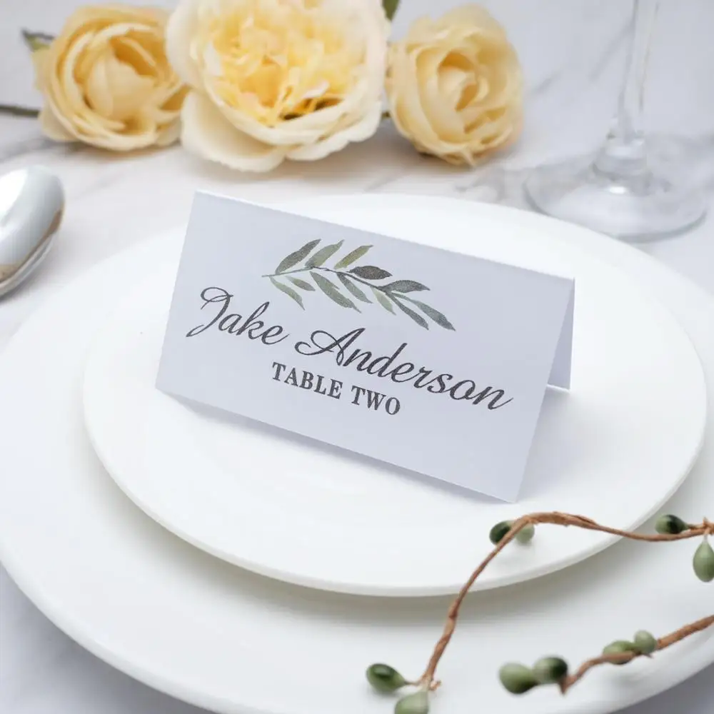 

Greenery Table Numbers Template Elegant Wedding Table Numbers Rustic Table Numbers Engagement Cards