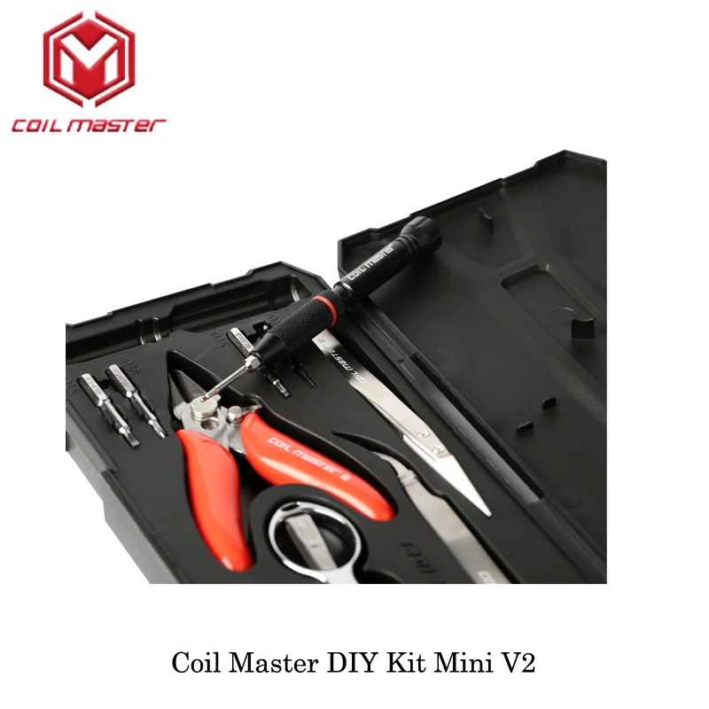 (3 шт./лот) набор Coil Master DIY Mini V2 CoilMaster электронная Сигарета RDA распылитель катушка