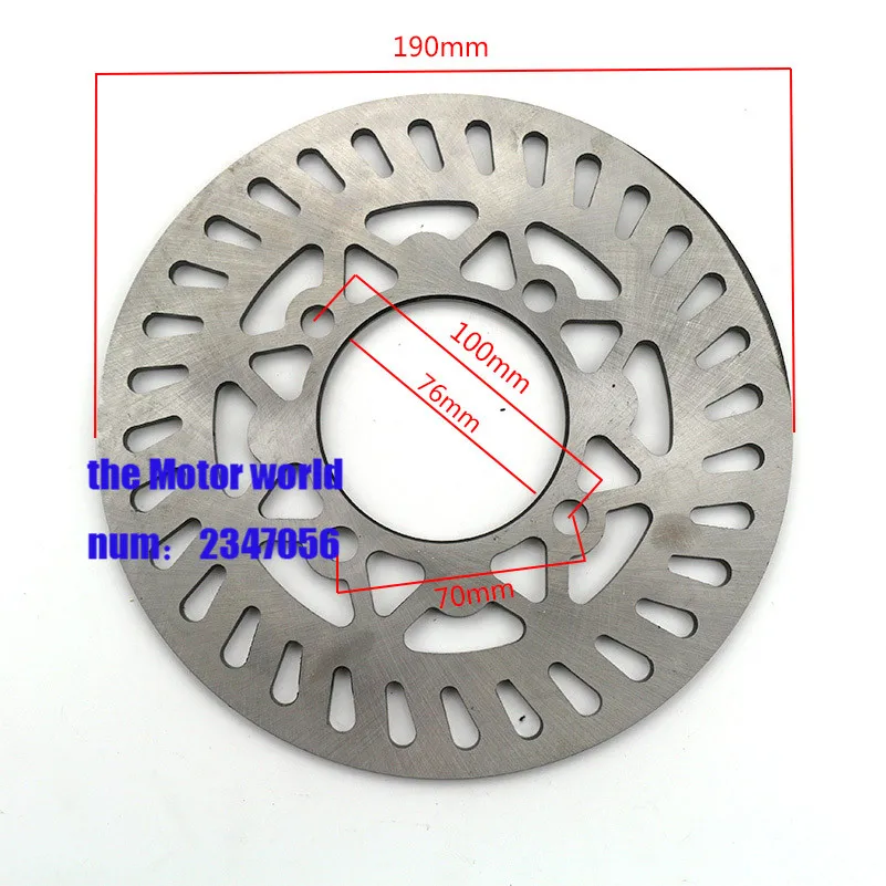 1 шт. мотоциклетные Запчасти сзади тормозной диск 190 мм ротор для Honda AX-1 NX250 1989-1994 грязь велосипед тормозной диск
