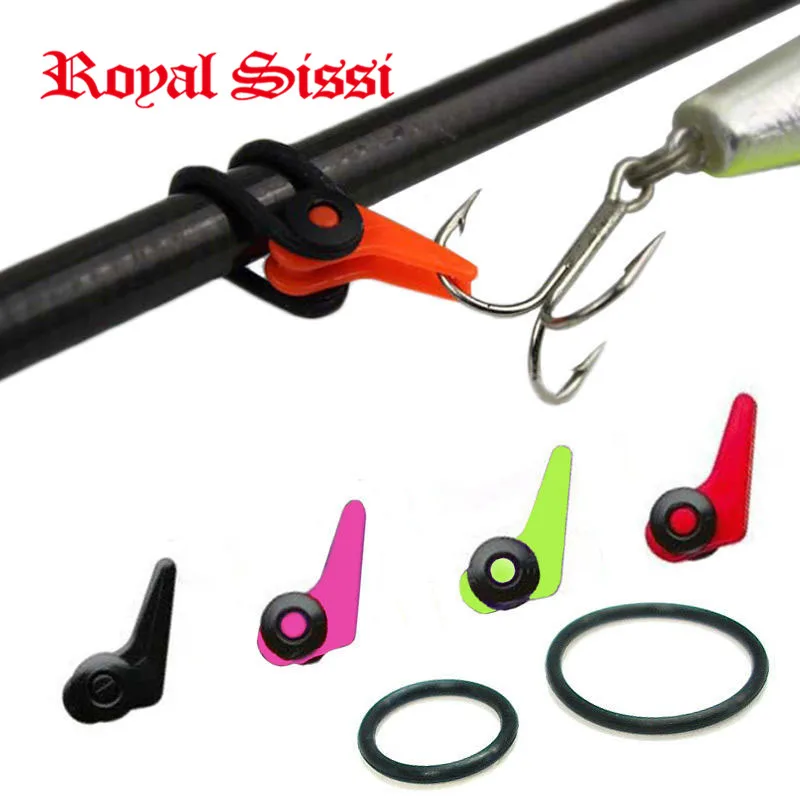 Hot Sale 5 pcs/Lot Multiple Color Plastic Fishing Rod Pole 