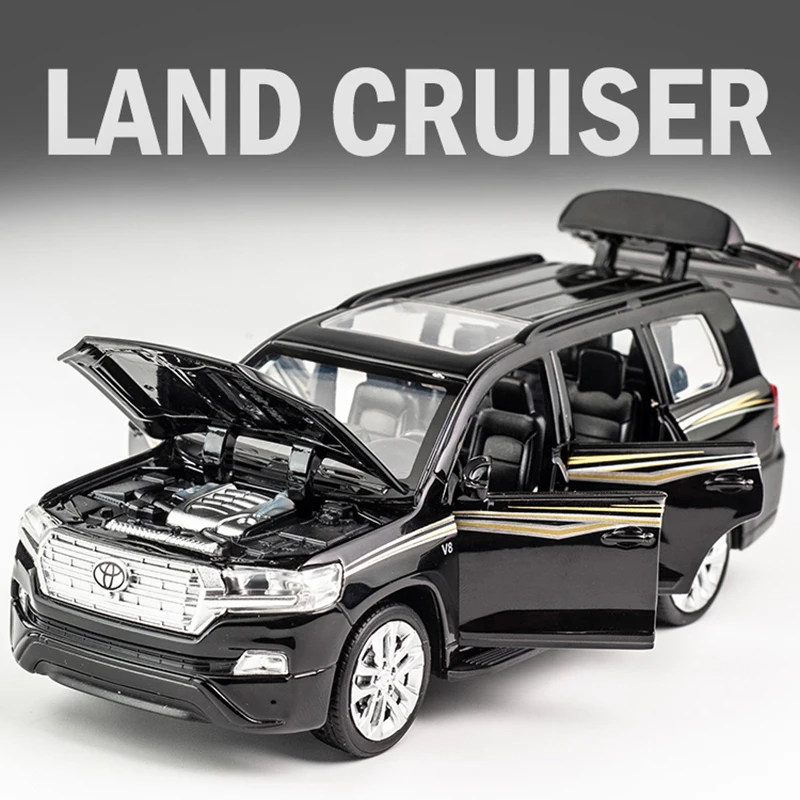Игрушечный автомобиль KIDAMI 1:32 Toyota Land Cruiser литая под давлением модель детские