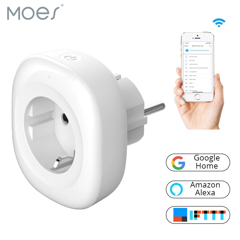 ЕС Wi Fi умная розетка 5 в USB выход с мобильным приложением Дистанционное управление может работать с Amazon Alexa Google дома для Умный дом