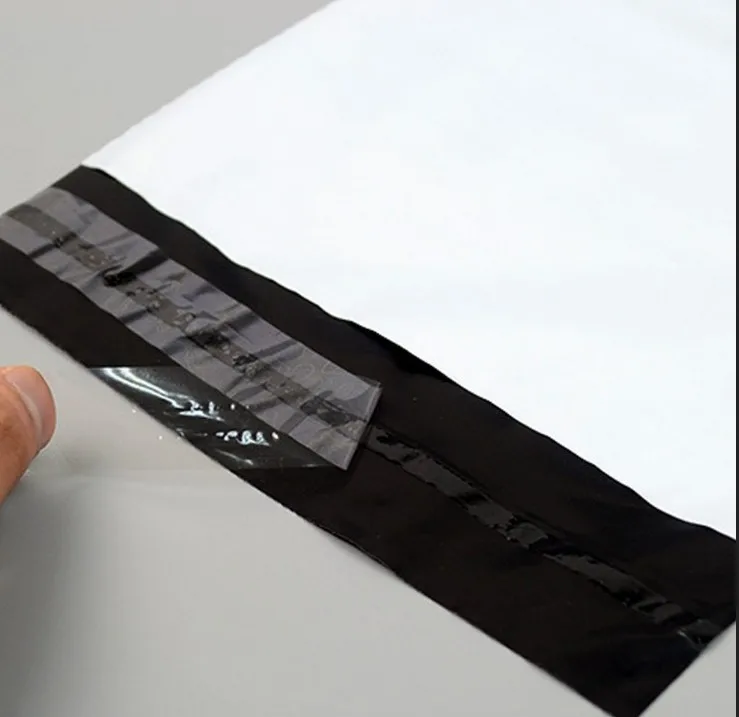 NABAG 15 قطعة الأبيض الذاتي ختم اللصق ساعي تخزين حقائب حقيبة البلاستيك بولي المغلف الارسال البريدية مجانا حقيبة بريد 16*18 + 4 سنتيمتر