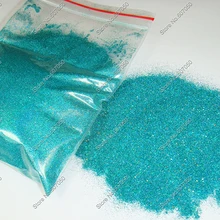 Голографический лазерный сине-зеленый цвет(0,"(1/256 мм) 004 дюйма) Сияющий тонкий блеск для ногтей порошок пыли для DIY Nail Art& блестки для рукоделия