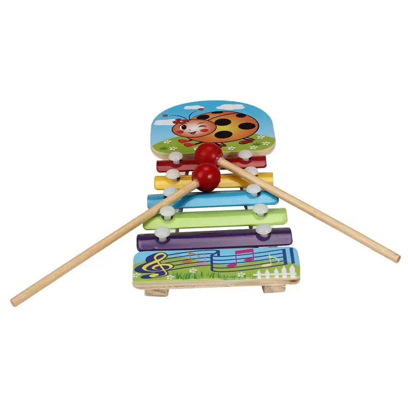 Детские музыкальные игрушки для детей, ксилофон, развивающая мудрость, Деревянный инструмент, леверт, Прямая поставка