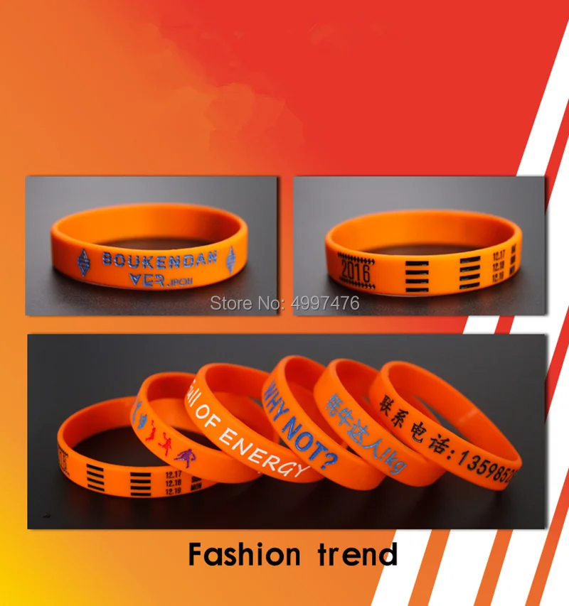 orange bracelet