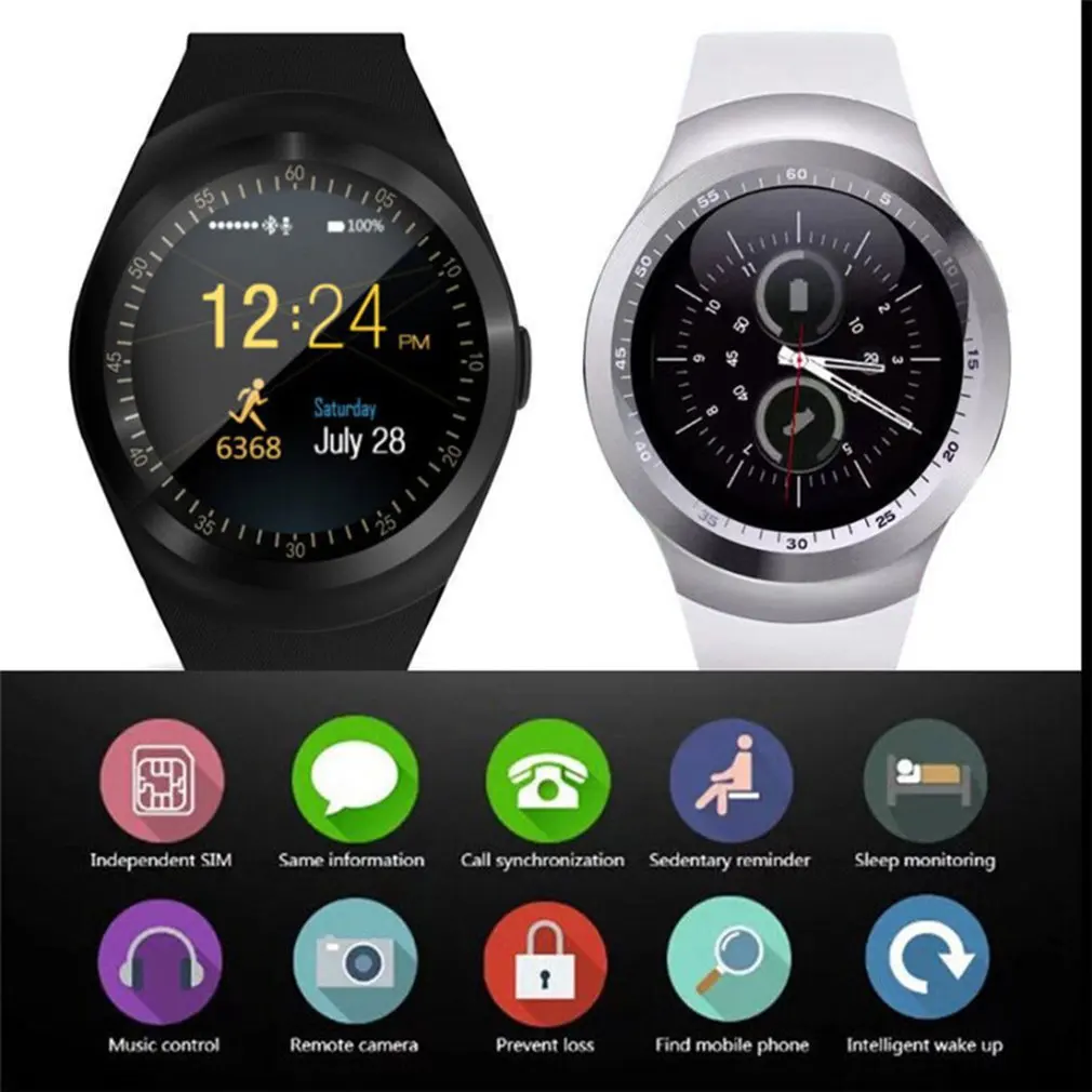 

Y1 Smart Watch Phone Mate for Android for iPhone for Samsung Waterproof