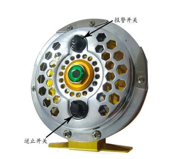 Carretel de Pesca Qualidade Superior Glod Voar Carretel 3 - 4 5 6 7 8 146g Pesca Roda Diâmetro 60mm 80mm 100mm 1pc Cor 18 Esporte e Lazer