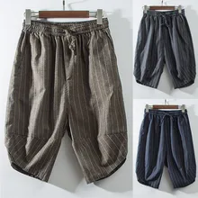 Шорты мужские летние повседневные шорты Jogger фитнес брюки льняные свободные Spodenki Meskie Pantalones Cortos шорты мужские Одежда