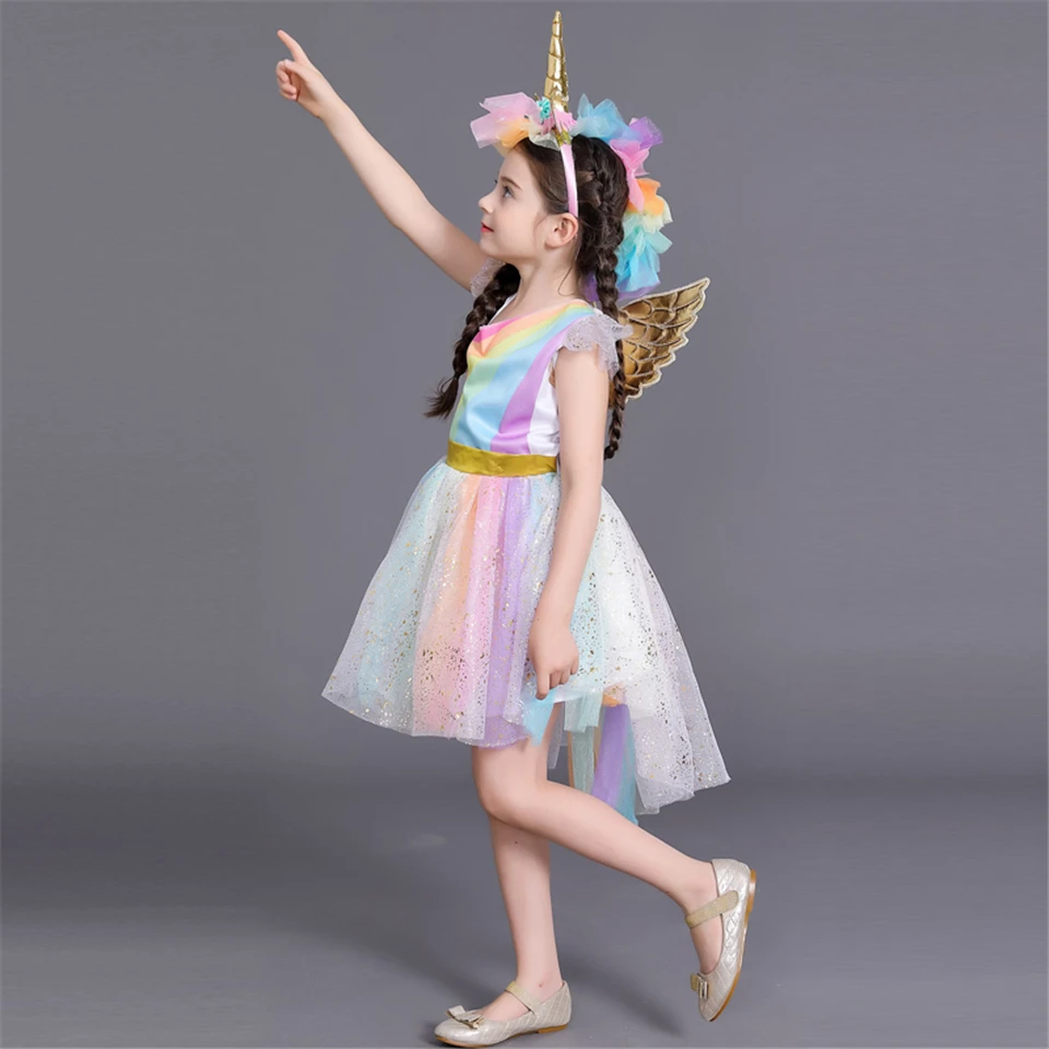 Summer-Flower-Girls-Unicorn-Wing-Rainbow-Princess-Tutu-Dress-Kids-Children-Halloween-Unicorn-Horse-Cosplay-Costume (2)