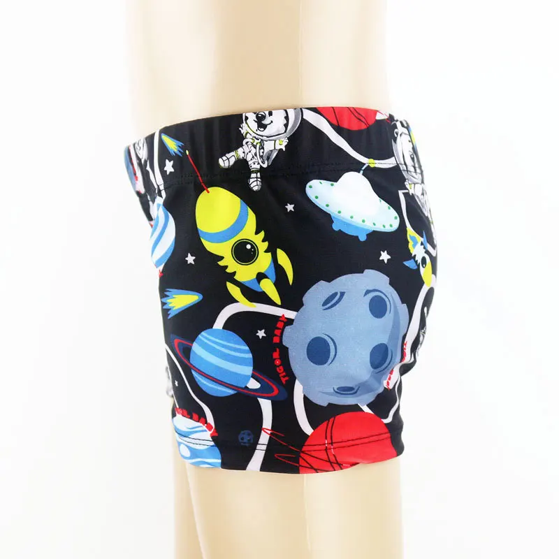 Hot Sale Children Swimsuits Swim Short Pants Cartoon Boy's Trunks Swimwear Plants Boy Beach Wear