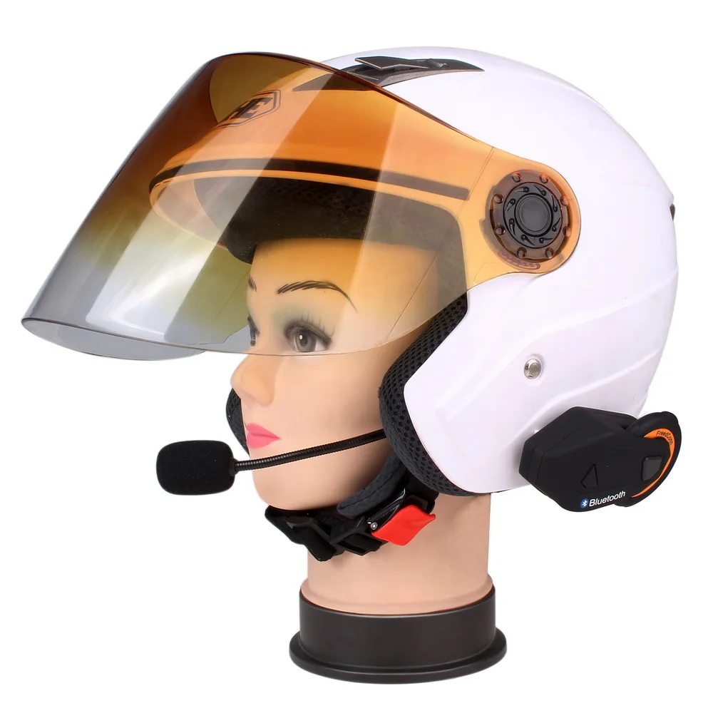 Freedconn Интерком intercomunicadores de casco мото Мото 2 шт bluetooth BT шлем гарнитура|Наушники для