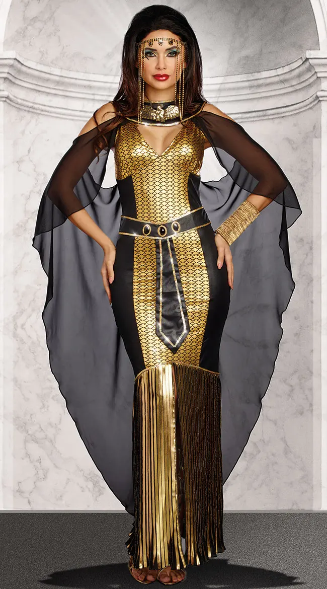 Adults Women Girls Sexy Egyptian Queen Costumes Egypt Pharaoh Cleopatra Goddess Costume