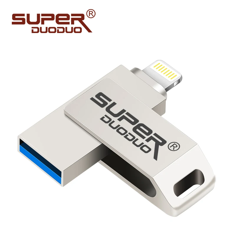 Usb флеш-накопитель для iPhone 6/6s/6plus/7/7plus/8/X высокоскоростной Usb/Otg/Lightning 2 в 1 флеш-накопитель для iOS внешних устройств хранения