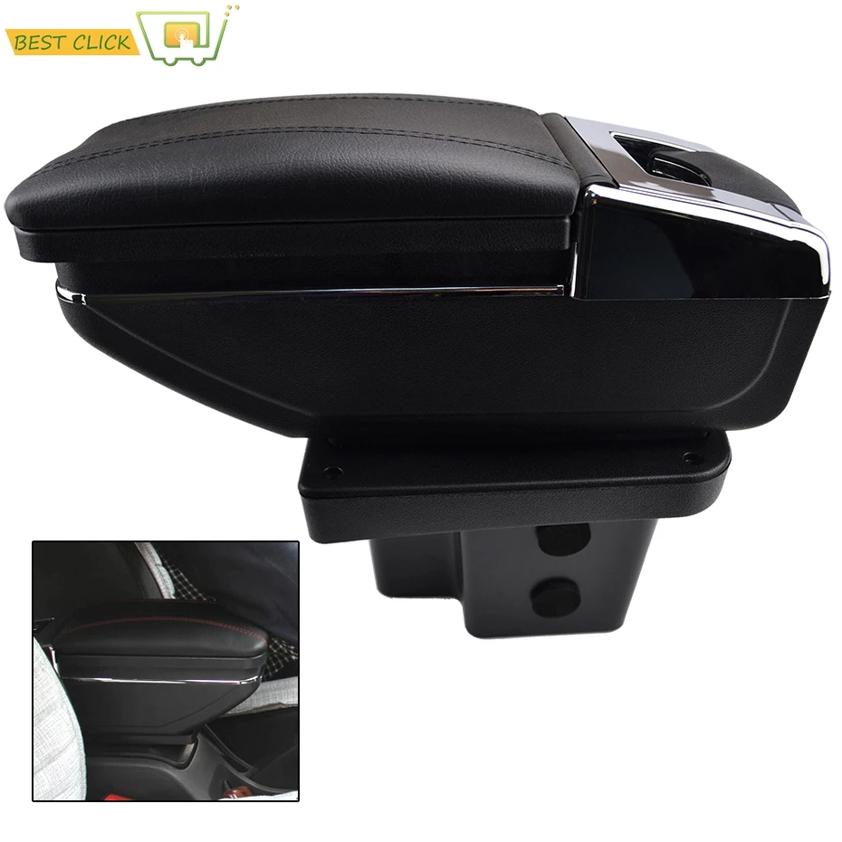 

Car Armrest For Kia Forte Cerato Rotatable Center Centre Console Storage Box Arm Rest 2009-2013 2010 2011 2012
