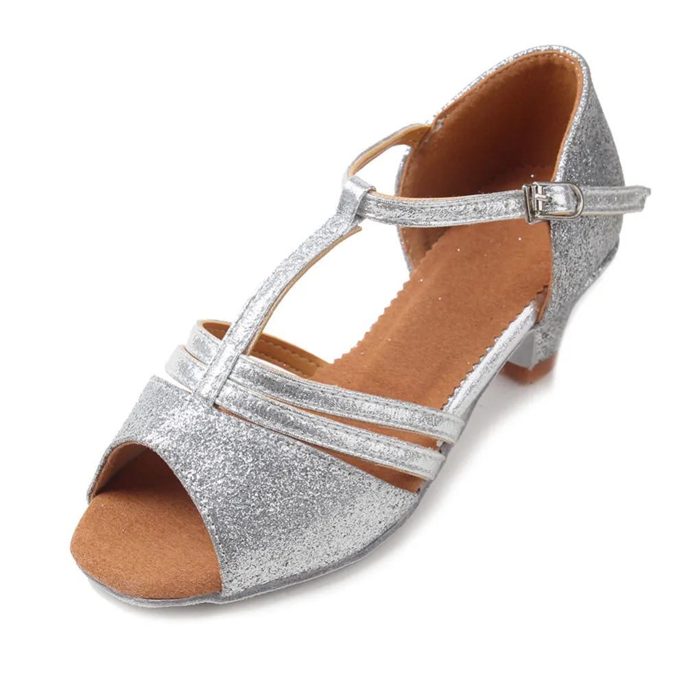 Туфли для бальных танцев на низком каблуке черные блестки|heel sport shoes|shoe tasselshoe heel