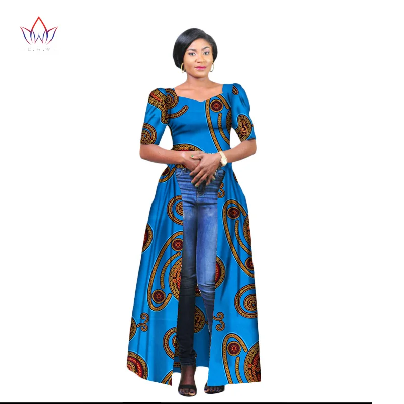 Hitarget 2018 Африканский платья для женщин женское Дашики Хлопок Воск Принт батик длинное платье Femal традиционные Африка костюмы WY2217