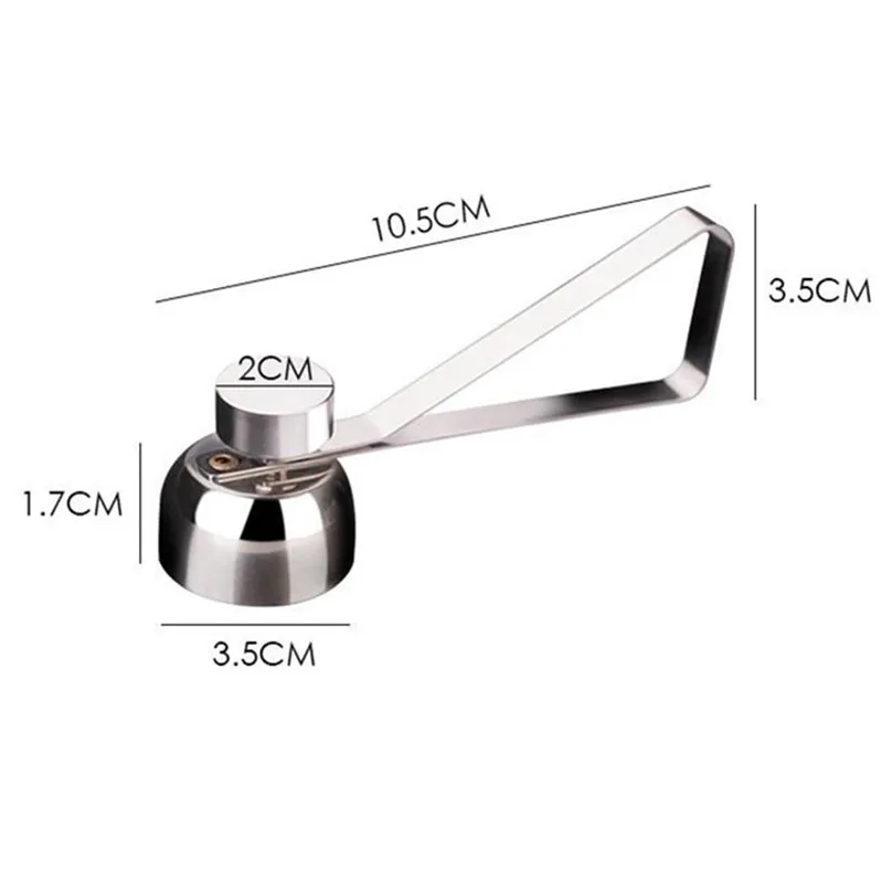 Stainless Steel Boiled Egg Topper Shell Cutter Knocker Raw Egg Cracker Separator Egg Opener Creative Kitchen Tools #3d11 (4)