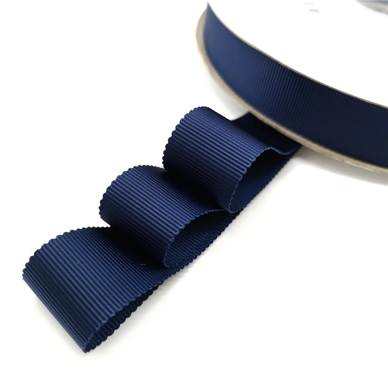 Nastro Petersham Ployester Blu Navy Di Alta Qualità 1 "(25Mm) Per La Decorazione Di Nozze Confezione Regalo Fiocchi Per Capelli Nastro Natalizio Fai D