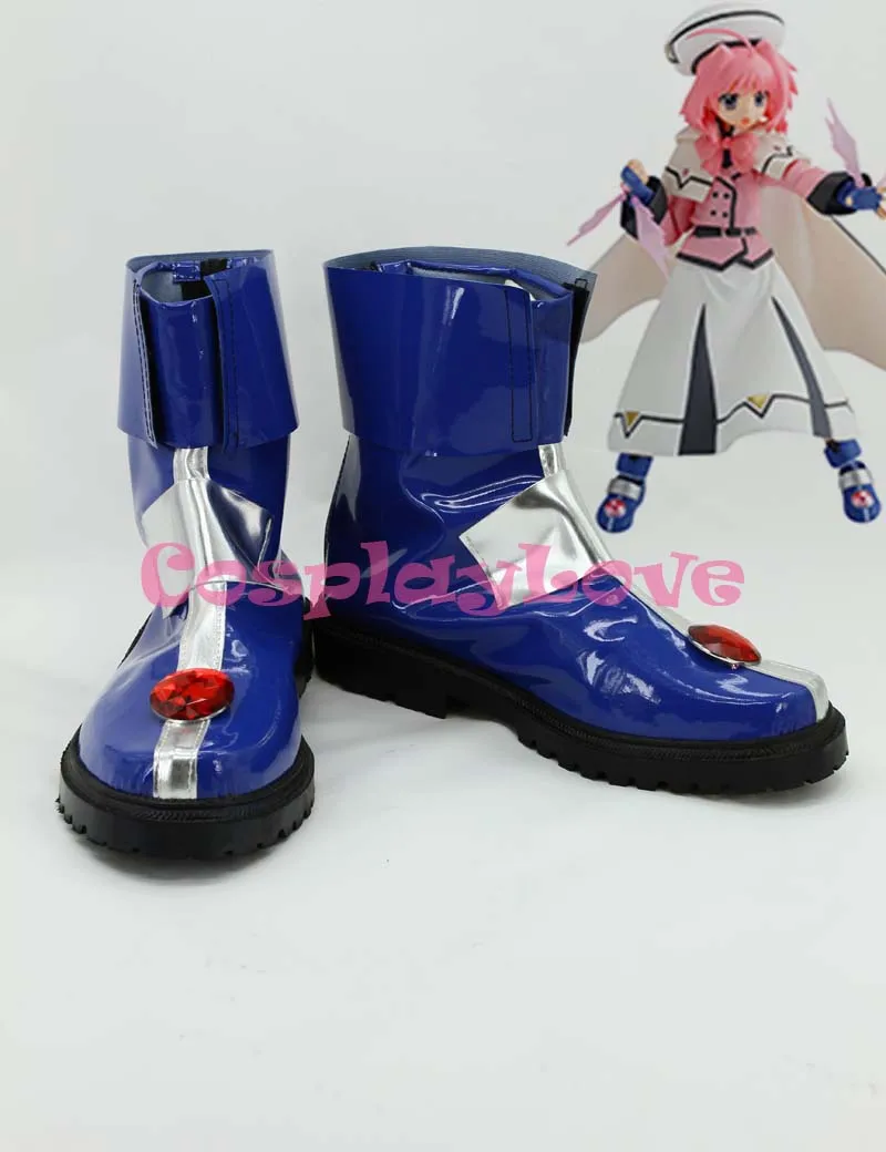 

Magical Girl Lyrical Nanoha Caro Ru Lushe Cosplay Shoes Boots Hand Made Custom-made For Halloween Christmas CosplayLove