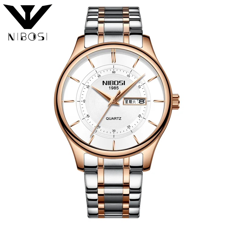 

Men's Trend Solar Watch Waterproof Butterfly Double Button Solid Steel Strip