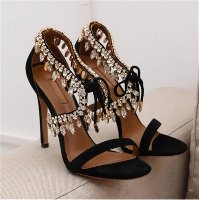 sexy-crystal-fringe-wedding-shoes-party-dress (4)