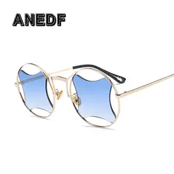 ANEDF последние женские Модные солнцезащитные очки дизайн многосторонние объектив очки модные многоцветные Солнцезащитные очки UV400 очки
