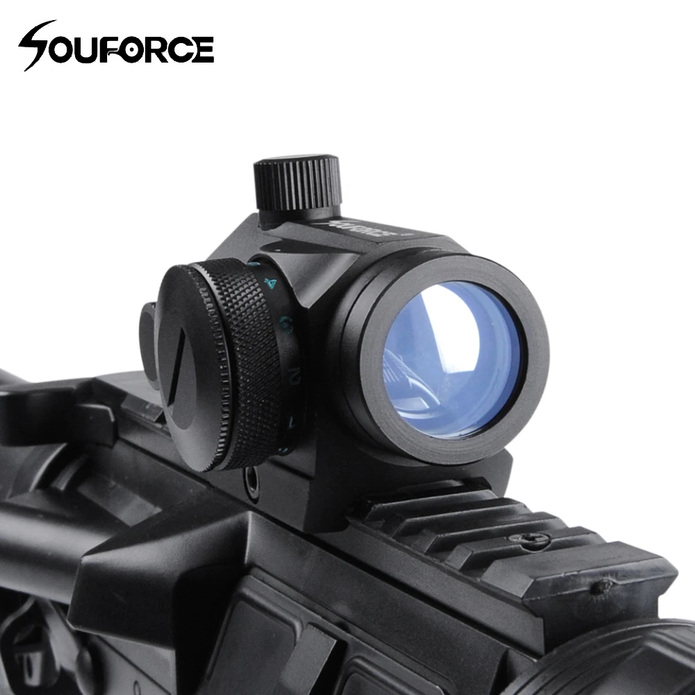 

Red Green Dot Holographic Sight Riflescope with 20mm Mount Rifle Scope for MIL-STD 1913 and Weaver Rail System