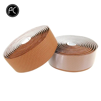 

PCycling Bicycle Particles Style Anti-skid 2 Colors Cycling Handle Belt Road Bike MTB Bicycle Cork Handlebar Tape Wrap +2 Bar