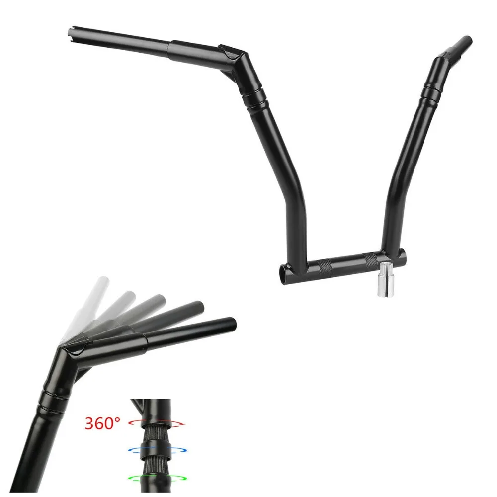 Регулируемый двигатель 14 &quotRise 1 1/4&quot Руль для Harley Dyna FLD 12 16 FLHR FLHRC FLHRS 03 13 Road King FXSTB