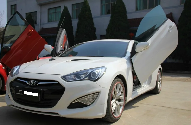 Top Quality High Strength Sicssor Door hinge 90 degree Lambo door kits for Hyundai Genesis Coupe Top Quality High Strength Sicssor Door hinge 90 degree Lambo door kits for Hyundai Genesis Coupe
