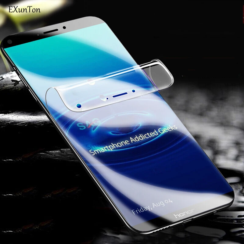 

Clear 3D Full Cover 3H Soft TPU Film For Huawei Honor 6X 7X 7A 7C Pro 8X Max Note10 TPU Screen Protector Film New Model 2018